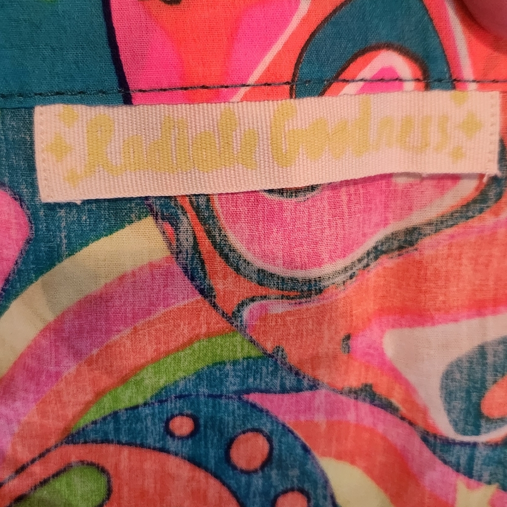 Lush Accessories Radiate Goodness Psychedelic Print Scarf - Picture 4 of 5